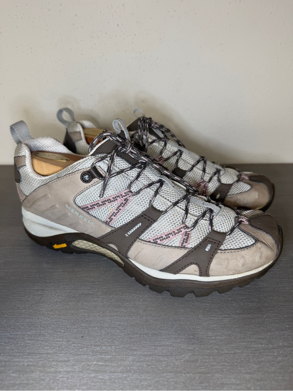 Merrell Siren Sport size 11 Women’s Gray Elephant Pink Hiking Shoes